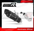 exhaust muffler DOMINATOR HP1 BLACK fits to Aprilia Pegaso 650 Strada 2007  2010 2