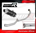 kompletny układ wydechowy z tłumikiem DOMINATOR Full System GP1 CZARNY pasujący do motocykla KTM 390 Adventure 2020 - 2023 2