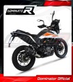 KTM 390 Adventure 2020 - 2021 motorcycle Exhaust Muffler Auspuff Sportauspuff Silencer Echappement Silencieux Scarico Scarichi Escape Wydech Tłumik HP1 BLACK Carbon End Cap Dominator 2
