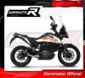 kompletny układ wydechowy z tłumikiem DOMINATOR Full System GP1 CZARNY pasujący do motocykla KTM 390 Adventure 2020 - 2023 3