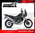 exhaust muffler DOMINATOR P7 fits to Aprilia Tuareg 660 2021  2023 4