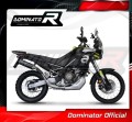 kompletny układ wydechowy z tłumikiem DOMINATOR Full System HP3 CZARNY pasujący do motocykla Aprilia Tuareg 660 2021 - 2023 2