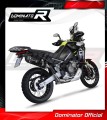 kompletny układ wydechowy z tłumikiem DOMINATOR Full System HP6 CZARNY pasujący do motocykla Aprilia Tuareg 660 2021 - 2023