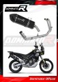 complete exhaust system with muffler DOMINATOR Full System HP7 BLACK fits to Aprilia Tuareg 660 2021  2023 4