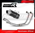 kompletny układ wydechowy z tłumikiem DOMINATOR Full System GP1 CZARNY pasujący do motocykla Suzuki GS 500E 1989 - 2009 2