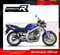 complete exhaust system with muffler DOMINATOR Full System GP1 BLACK fits to Suzuki GS 500E 1989  2009 4