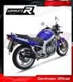 complete exhaust system with muffler DOMINATOR Full System HP1 BLACK fits to Suzuki GS 500E 1989  2009 3