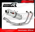 kompletny układ wydechowy z tłumikiem DOMINATOR Full System Owalny pasujący do motocykla Suzuki GS 500F 2004 - 2014 2
