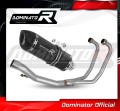 complete exhaust system with muffler DOMINATOR Full System HP1 BLACK fits to Suzuki GS 500F 2004  2014 2