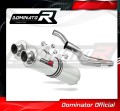 wydech tłumik DOMINATOR Okrągły pasujący do motocykla Yamaha TDM 850 1991 - 1995 2