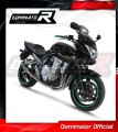 complete exhaust system with muffler DOMINATOR Full System GP1 BLACK fits to Suzuki GSF 1250 N / S BANDIT 2007  2016 5