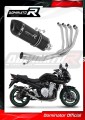 complete exhaust system with muffler DOMINATOR Full System HP1 BLACK fits to Suzuki GSF 650 BANDIT N / S 2007  2016