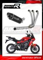 complete exhaust system with muffler DOMINATOR Full System HP8 BLACK fits to Yamaha Tracer 9 / GT 2021  2023