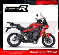 complete exhaust system with muffler DOMINATOR Full System HP8 BLACK fits to Yamaha Tracer 9 / GT 2021  2023 5