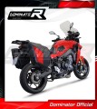 complete exhaust system with muffler DOMINATOR Full System titanium HP8 fits to Yamaha Tracer 9 / GT 2021  2023 4