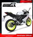 Yamaha YZF R125 2021 - 2022 EXHAUST Collector Manifold Full System Muffler Auspuff Sportauspuff Silencer Echappement Silencieux Scarico Scarichi Escape Wydech Tłumik GP BLACK Dominator Exhaust System 2