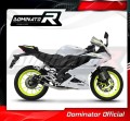 complete exhaust system with muffler DOMINATOR Full System GP BLACK fits to Yamaha YZF R125 2021  2023 4