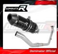 kompletny układ wydechowy z tłumikiem DOMINATOR Full System HP3 CZARNY pasujący do motocykla Yamaha MT 125 2021 - 2024 2