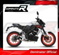 complete exhaust system with muffler DOMINATOR Full System GP BLACK fits to Yamaha MT 125 2021  2024 4