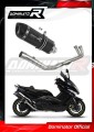 complete exhaust system with muffler DOMINATOR Full System HP1 BLACK fits to Yamaha TMAX 500 2008  2011 3