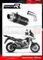 Honda VFR 800 X Crossrunner 2015 - 2021 EXHAUST Muffler Auspuff Sportauspuff Silencer Echappement Silencieux Scarico Scarichi Escape Wydech Tłumik GP 1 BLACK DOMINATOR