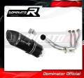 complete exhaust system with muffler DOMINATOR Full System HP5 BLACK fits to Yamaha MT 09 TRACER 900 2015  2020 5