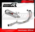 Yamaha YZF-R3 2022 Exhaust Muffler Manifold Collector Auspuff Sportauspuff Silencer Echappement Silencieux Scarico Marmitta Scarichi Escape Wydech Tłumik Kolektor OV DOMINATOR Full Exhaust System 1