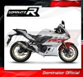 complete exhaust system with muffler DOMINATOR Full System HP8 fits to Yamaha YZFR3 2019  2024 4