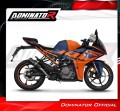 exhaust muffler DOMINATOR GP BLACK fits to KTM RC 390 2022  2024 4