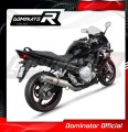 SUZUKI GSXF 650 GSX 650 F 2007 -2016 EXHAUST Muffler Auspuff Sportauspuff Silencer Echappement Silencieux Scarico Marmitta Scarichi Escape Wydech Tłumik ROUND Dominator Exhaust System 2