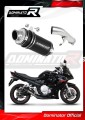 exhaust muffler DOMINATOR GP1 BLACK fits to Suzuki GSXF 650 2007  2016