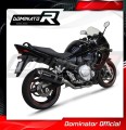 complete exhaust system with muffler DOMINATOR Full System HP1 BLACK fits to Suzuki GSX 1250 FA 2010  2016 3