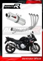 kompletny układ wydechowy z tłumikiem DOMINATOR Full System Owalny pasujący do motocykla Suzuki GSXF 650 2007 - 2016