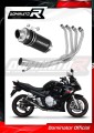 kompletny układ wydechowy z tłumikiem DOMINATOR Full System GP1 CZARNY pasujący do motocykla Suzuki GSXF 650 2007 - 2016