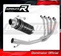 kompletny układ wydechowy z tłumikiem DOMINATOR Full System GP1 CZARNY pasujący do motocykla Suzuki GSXF 650 2007 - 2016 2