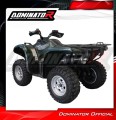 Yamaha YFM 700 Grizzly 2007 - 2015 motorcycle Exhaust Muffler Auspuff Sportauspuff Silencer Echappement Silencieux Scarico Scarichi Escape Wydech Tłumik P7 BLACK Dominator Exhaust System 2