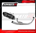 complete exhaust system with muffler DOMINATOR Full System HP3 BLACK fits to Honda VTR 250 2009  2015 2