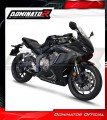 complete exhaust system with muffler DOMINATOR Full System GP BLACK fits to Honda CB 650 R 2019  2023 3
