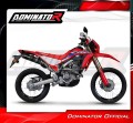 complete exhaust system with muffler DOMINATOR Full System MX2 BLACK fits to Honda CRF 300L / Rally 2021  2023 4