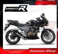 exhaust muffler DOMINATOR homologated road legal GP1 BLACK fits to Kawasaki Z750 2004  2006 4