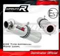 wydech tłumik DOMINATOR Homologowany Okrągły pasujący do motocykla Kawasaki ZX6R 1995 - 1997
