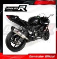 exhaust muffler DOMINATOR homologated road legal HP1 fits to Kawasaki ZX6R 636 2009  2020 3