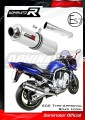 exhaust muffler DOMINATOR homologated road legal ROUND fits to Yamaha FZS FAZER 1000 2001  2005