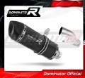 wydech tłumik DOMINATOR Homologowany HP1 CZARNY pasujący do motocykla Yamaha FZ1 FAZER 1000 2006 - 2015 2