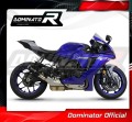 Yamaha YZF R1 1000 RN49 2017 - 2019 Motorcycle EU Approved Street Legal Muffler Auspuff Sportauspuff Silencer Echappement Silencieux Scarico Scarichi Escape Wydech Tłumik GP BLACK Dominator Exhaust System 3