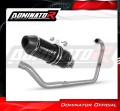kompletny układ wydechowy z tłumikiem DOMINATOR Full System HP3 CZARNY pasujący do motocykla Benelli BN 125 2018 - 2023 2
