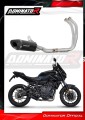 kompletny układ wydechowy z tłumikiem DOMINATOR Full System HP8 CZARNY pasujący do motocykla Yamaha MT 07 2021 - 2024