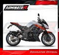 kompletny układ wydechowy z tłumikiem DOMINATOR Full System HP1 CZARNY pasujący do motocykla Kawasaki Z1000 2010 - 2013 4