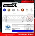 wydech tłumik DOMINATOR Okrągły pasujący do motocykla Aprilia ETV 1000 Caponord 2005 - 2007 4