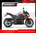 wydech tłumik DOMINATOR Homologowany HP1 CZARNY pasujący do motocykla Kawasaki Z1000 2010 - 2013 4